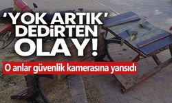 KAMU MALINA ZARAR VEREN ŞAHIS GÜVENLİK KAMERASINA TAKILDI