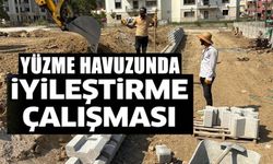BAYIRKÖY'DE YARI OLİMPİK YÜZME HAVUZU ÖNÜNDE ZEMİN GÜÇLENDİRME ÇALIŞMALARI SÜRÜYOR
