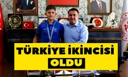 JUDOCU AYBARS ALİ AKPINAR, TÜRKİYE 2'NCİSİ OLDU