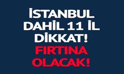 METEOROLOJİ' DEN FIRTINA ALARMI