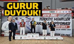 SPORCU TÜRKİYE MİNİKLER KARATE ŞAMPİYONASI'NDA BÜYÜK BAŞARI ELDE ETTİ