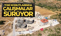 SÖĞÜT 2. ETAP TOKİ KONUTLARINDA ÇALIŞMALAR TÜM HIZIYLA SÜRÜYOR