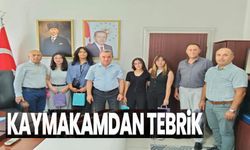 YKS BİRİNCİLERİ KAYMAKAM ÖZTÜRK İLE BULUŞTU