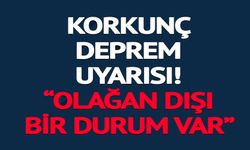 BALIKESİR'DEKİ DEPREMLER İÇİN 'OLAĞAN DIŞI' DEDİ
