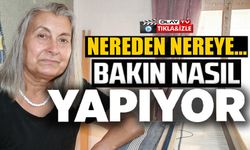 ESKİ GİYSİLERİN İPLERİNDEN HARİKA EŞYALAR DOKUYOR