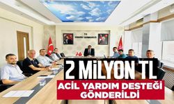 ACİL YARDIM HANELERE ULAŞTI