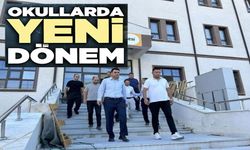 OKULLARDA YENİ DÖNEM ÖNCESİ BAKIM VE YENİLEME ÇALIŞMALARI SÜRÜYOR