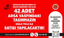 BİLECİK BELEDİYESİ'NE AİT 42 ADET ARSA İHALE YOLU İLE SATIŞI YAPILACAK