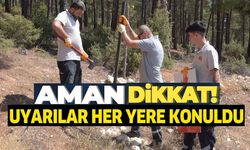 ATATÜRK ORMANINA BİLGİLENDİRİCİ VE UYARICI LEVHALAR YERLEŞTİRİLDİ