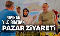 AK PARTİ BİLECİK İL BAŞKANI YILDIRIM, PAZAR YERİNDE VATANDAŞLARLA BULUŞTU