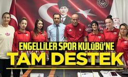 ENGELLİ SPORCULARA VE GÖRME ENGELLİLERE DESTEK