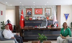 BAŞKAN TEKİN, İL MÜDÜRÜ DEMİR İLE BİR ARAYA GELDİ