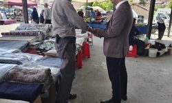 KAYMAKAM UÇAR HALK PAZARI ESNAFI İLE BİR ARAYA GELDİ