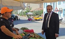BAYIRKÖY BELEDİYE BAŞKANI AYKUT DİLSİZ PAZAR ESNAFIYLA BİR ARAYA GELDİ