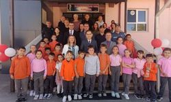 PAZARYERİ'NDE PROTOKOL ÜYELERİ ÖĞRENCİLERLE BİR ARAYA GELDİ