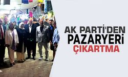 AK PARTİ HEYETİ PAZARYERİ PANAYIRINDA VATANDAŞLARLA BULUŞTU