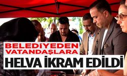 BAŞKAN SUBAŞI VATANDAŞLARA HELVA İKRAM ETTİ