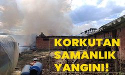 SAMANLIK ALANDA YANGIN ÇIKTI
