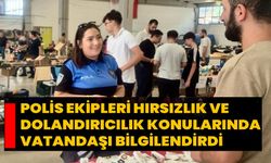 VATANDAŞLARI DOLANDIRICILIK VE GÜVENLİK KONULARINDA BİLGİLENDİRDİ