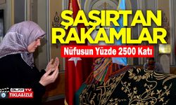 BU İLÇENİN NÜFUSU BİR GÜNDE YÜZDE 2500 ARTIYOR