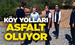 KÖY YOLLARINDA ASFALT ÇALIŞMALARI SÜRÜYOR