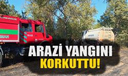 PAZARYERİ’NDE ARAZİ YANGINI ÇIKTI