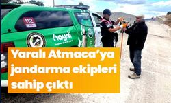YARALI ATMACAYA JANDARMA SAHİP ÇIKTI