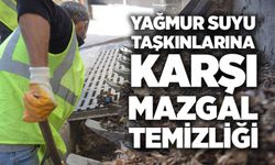 YAĞIŞLAR ÖNCESİNDE MAZGALLARDA TEMİZLİK ÇALIŞMASI YAPILDI