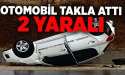 YAĞIŞ BERABERİNDE KAZAYI GETİRDİ; 2 KİŞİ YARALANDI