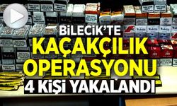 KAÇAKÇILIK OPERASYONU: 4 GÖZALTI