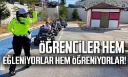 BİLECİK'TE MİNİKLERE TRAFİKTE GÜVENLİ ADIMLAR EĞİTİMİ