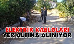 BAYIRKÖY'DE ELEKTRİK HATLARI YER ALTINA ALINIYOR