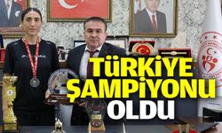 SPORCU SEBAHAT DEMİR, TÜRKİYE ŞAMPİYONU OLDU