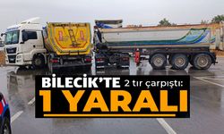 2 TIR ÇARPIŞTI: 1 YARALI
