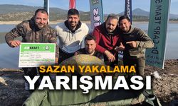 ÇERKEŞLİ GÖLETİ'NDE SAZAN YARIŞI