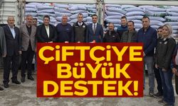ÇİFTÇİLERE 24 TON YEM BİTKİSİ TOHUMU DESTEĞİ