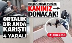 ARACINI 3 KİŞİNİN ÜZERİNE SÜRDÜĞÜ ANLAR KAMERAYA YANSIDI