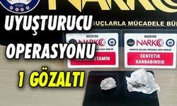 UYUŞTURUCU OPERASYONU: 1 ŞÜPHELİ YAKALANDI