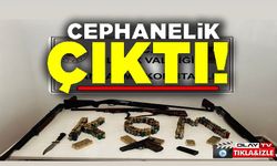 EVLERİNDEN ADETA CEPHANELİK ÇIKTI