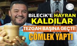 RODOP BELEDİYE BAŞKANI PAVEL MİHAYLOV, HAYATINDA İLK DEFA ÇÖMLEK TEZGAHINA GEÇEREK BARDAK YAPTI