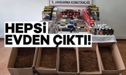 JANDARMA BASKINI: EVLER UYUŞTURUCU VE KAÇAK TÜTÜN DEPOSU ÇIKTI