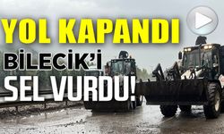 SEL MEYDANA GELDİ, D650 KARAYOLU TAŞ VE TOPRAK İLE KAPLANDI