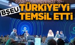 BŞEÜ, TÜRKİYE'Yİ TEMSİL ETTİ