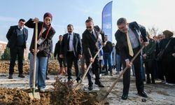 BŞEÜ’DE KAMPÜSE YENİ FİDANLAR DİKİLDİ