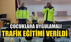 ÖĞRENCİLERE TRAFİK VE EMNİYET KEMERİ EĞİTİMİ VERİLDİ