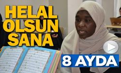 TÜRKİYE'YE EĞİTİM İÇİN GELDİ, HER GÜN 3 SAAT UYKUYLA AZMEDEREK 8 AYDA HAFIZ OLDU