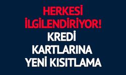 TÜM VATANDAŞLARI İLGİLENDİRİYOR: KREDİ KARTLARINA YENİ KISITLAMA
