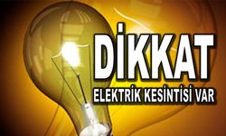 BAŞKAN DURGUT'TAN ELEKTRİK KESİNTİSİ UYARISI