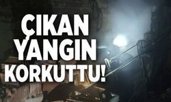 ÇIKAN YANGIN KORKUTTU