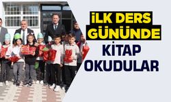 KAYMAKAM VE ÖĞRENCİLER KİTAPLA BULUŞTU